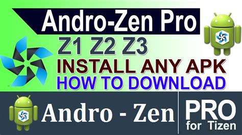 - Install <b>Andro-Zen Pro</b>. . Apk to tpk converter for samsung z2